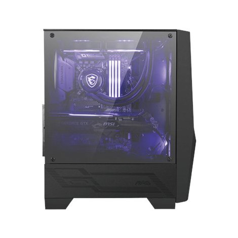 MSI MAG FORGE 100M PC Case, Mid-Tower, USB 3.2, Black MSI | MAG FORGE 100M | Black | ATX | Power supply included No - 2